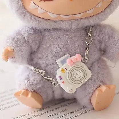 Labubu & Cotton Doll Hoodie Skirt Set