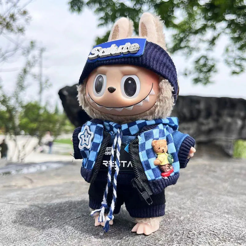 Labubu 17cm Street Trend Outfit