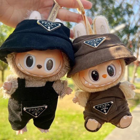 Labubu Corduroy Doll Outfit Set