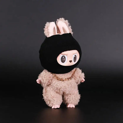 Labubu Black Suspender Outfit Set