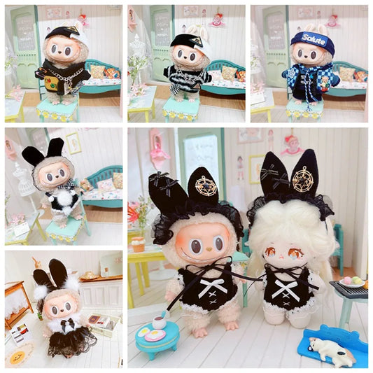 Labubu Black Maid Uniform Set