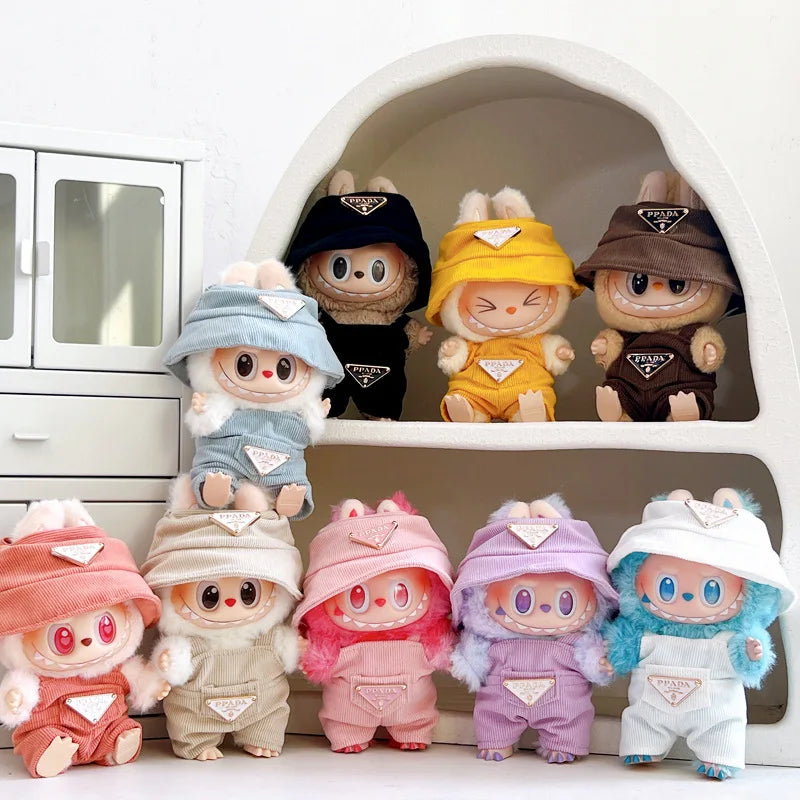 Labubu Corduroy Doll Outfit Set