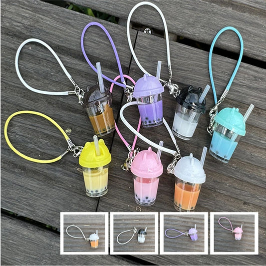 Labubu 15-17cm Pearl Milk Tea Pendant
