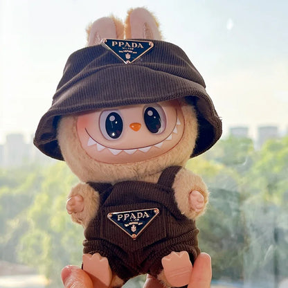 Labubu Corduroy Doll Outfit Set