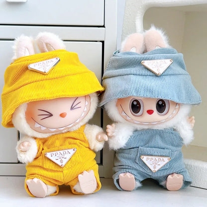 Labubu Corduroy Doll Outfit Set