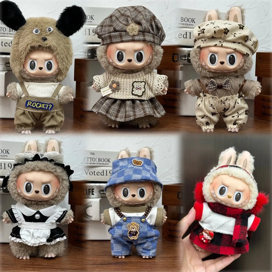 Labubu 17cm Multi-Style Clothes Set
