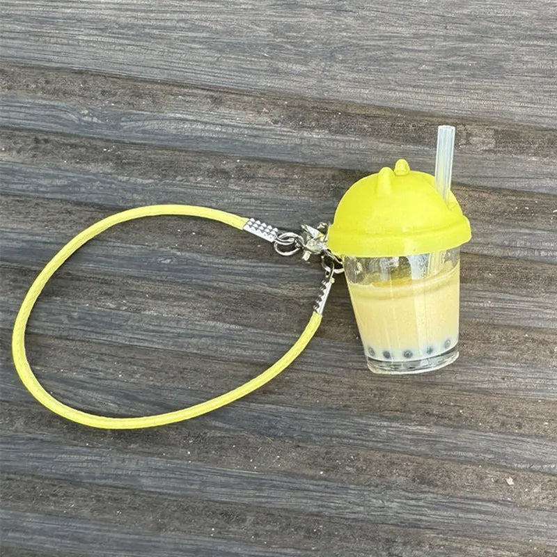 Labubu 15-17cm Pearl Milk Tea Pendant