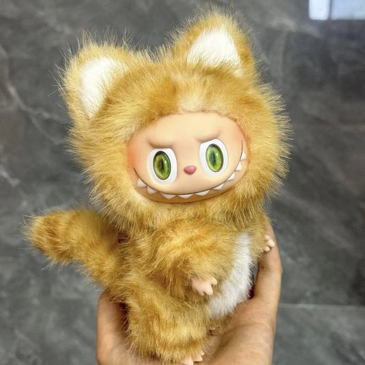 Labubu Cat Plush Doll Clothes Set