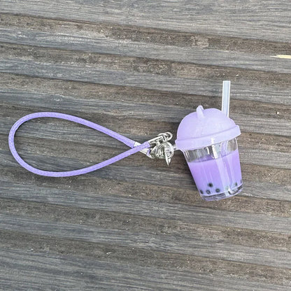 Labubu 15-17cm Pearl Milk Tea Pendant