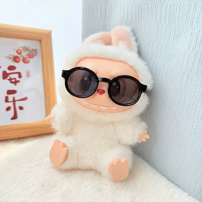 Transparent Plastic Glasses for Dolls