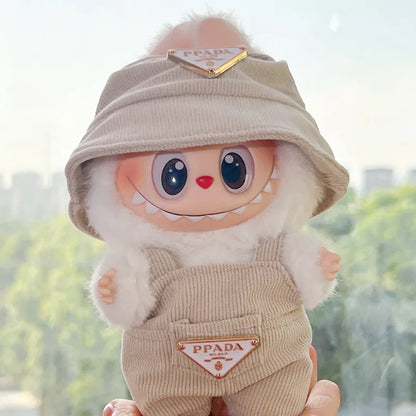Labubu Corduroy Doll Outfit Set