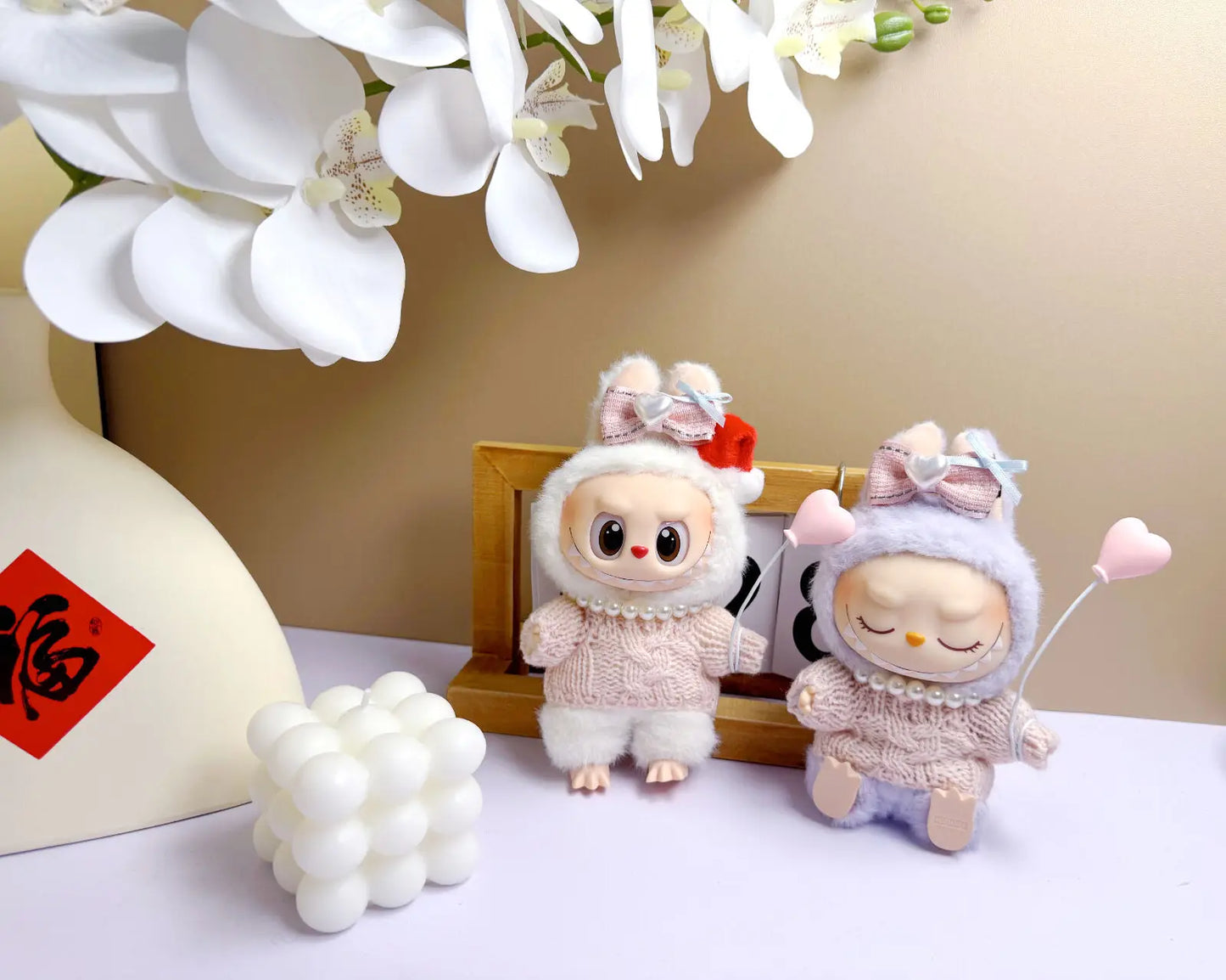 Labubu 17cm Macaron Outfit