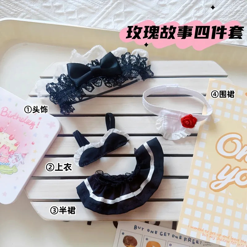 Labubu Black Maid Uniform Set