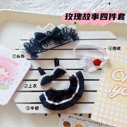 Labubu Black Maid Uniform Set