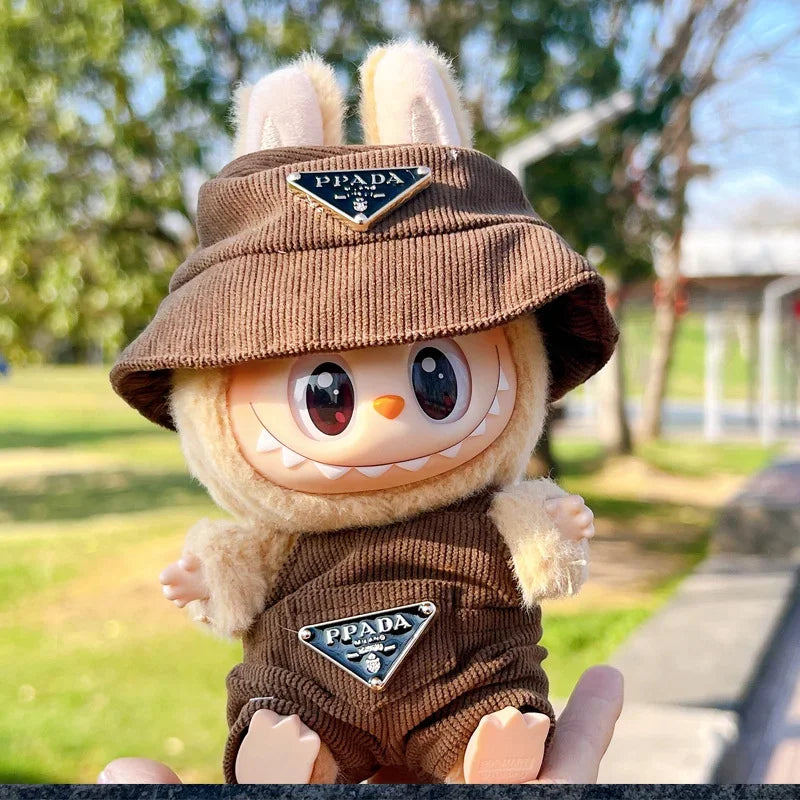 Labubu 17cm Corduroy Clothing Set