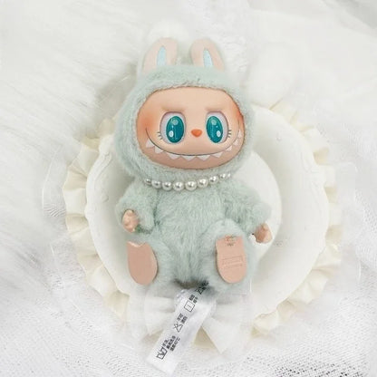Labubu DIY Plush Pearl Necklace