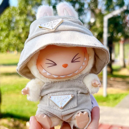 Labubu 17cm Corduroy Clothing Set