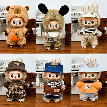 Labubu 17cm Multi-Style Clothes Set