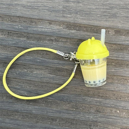 Labubu 15-17cm Pearl Milk Tea Pendant