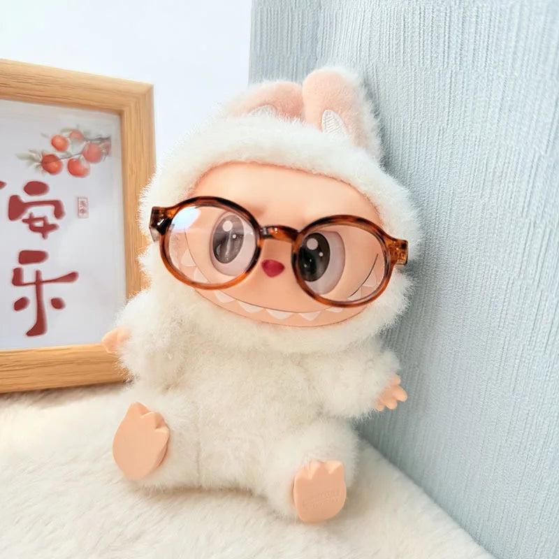 Transparent Plastic Glasses for Dolls