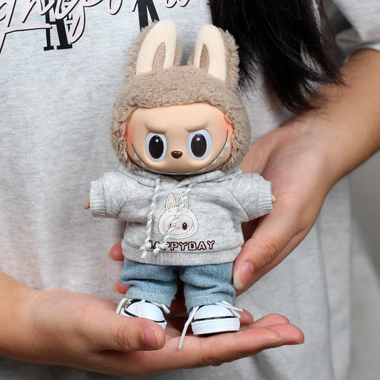 Labubu Idol Hoodie & Jeans Set