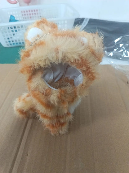Labubu Cat Plush Doll Clothes Set