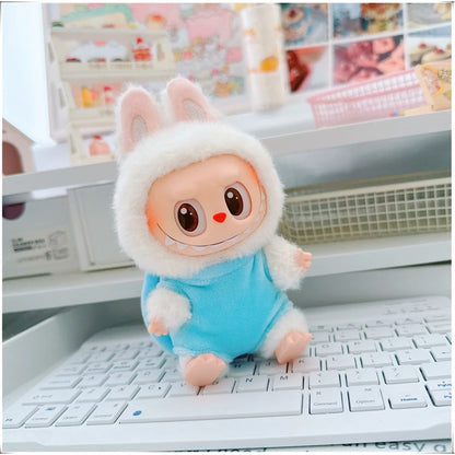 Mini Labubu Turtle Shell Coat Set