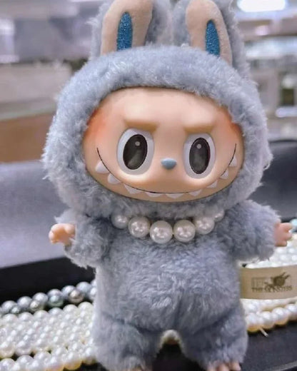 Labubu DIY Plush Pearl Necklace