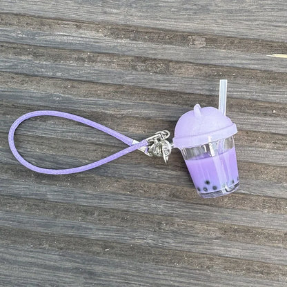 Labubu 15-17cm Pearl Milk Tea Pendant