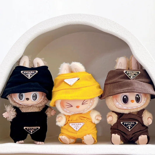 Labubu Corduroy Doll Outfit Set