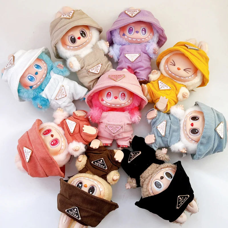 Labubu Corduroy Doll Outfit Set