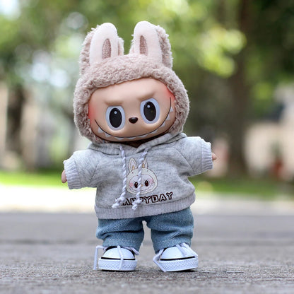 Labubu Idol Hoodie & Jeans Set