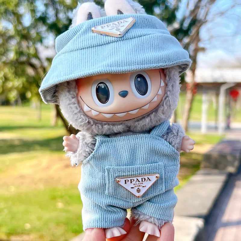 Labubu 17cm Corduroy Clothing Set
