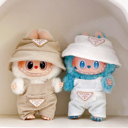 Labubu Corduroy Doll Outfit Set
