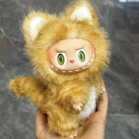 Labubu Cat Plush Doll Clothes Set
