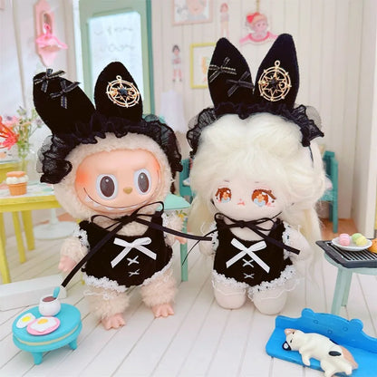 Labubu Black Maid Uniform Set