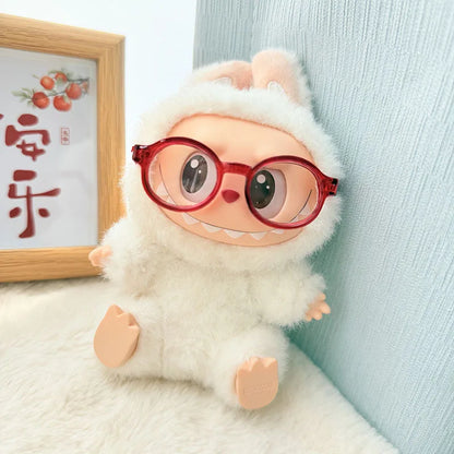 Transparent Plastic Glasses for Dolls