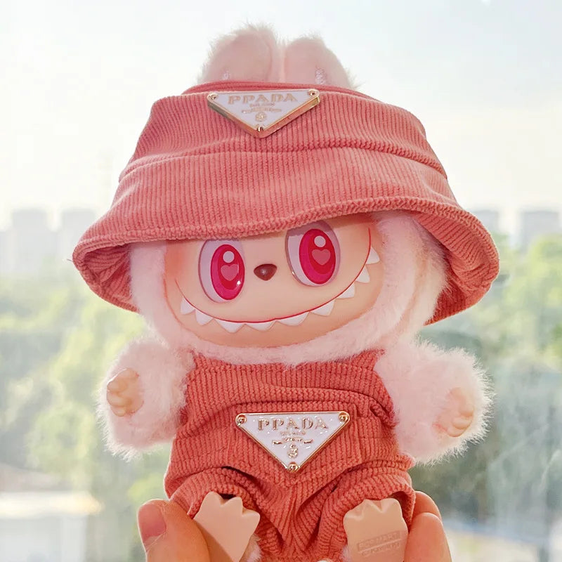 Labubu 17cm Corduroy Clothing Set